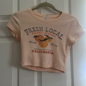 Peach Baby Tee